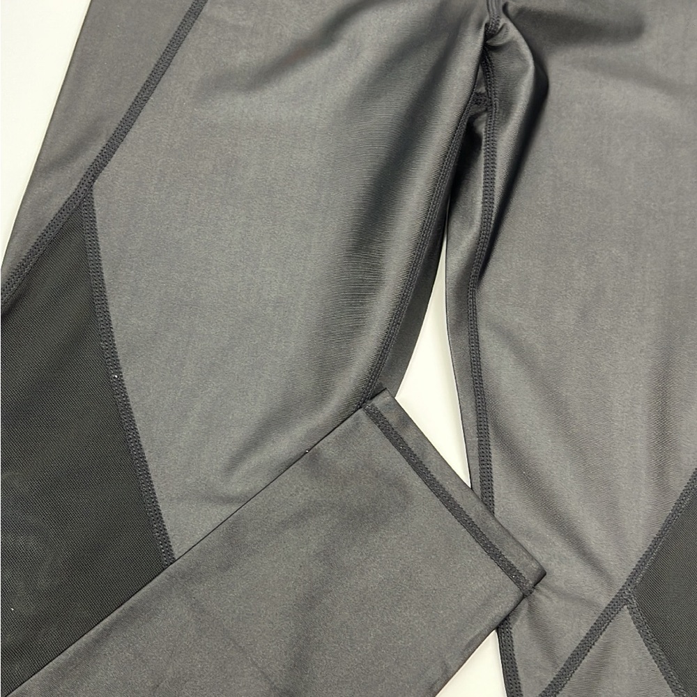 Mono B Faux Leather Mesh Leggings